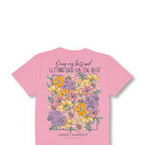 Girls Simply Southern T-Shirt Youth Doing My Best T-Shirt for Girls in Pink