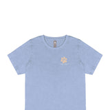 Simply Southern Womens Plus Size Better T-Shirt for Women in Wash Sea Blue