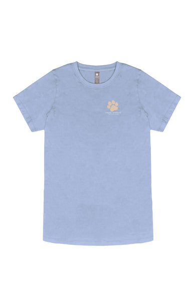 Simply Southern Womens Plus Size Better T-Shirt for Women in Wash Sea Blue