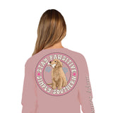 Simply Southern Long Sleeve Stay Pawsitive T-Shirt for Women in Bone 