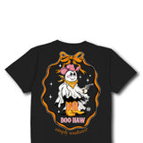 Simply Southern Plus Size Boo Haw T-Shirt for Women in Black