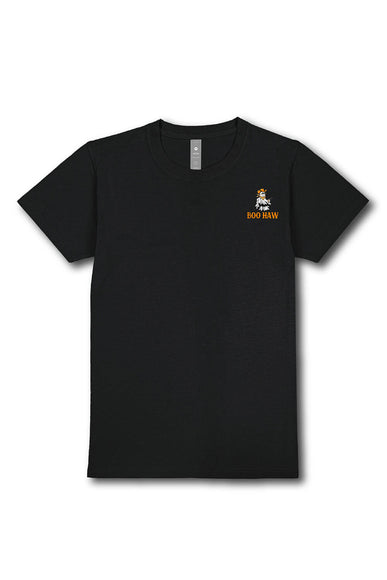 Simply Southern Plus Size Boo Haw T-Shirt for Women in Black