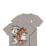 Simply Southern Hey Boo T-Shirt for Women in Grey
