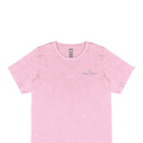 Simply Southern Plus Size Just A Girl T-Shirt for Women in Pink