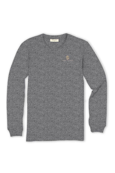 Simply Southern Long Sleeve Books T-Shirt for Women in Charcoal Heather