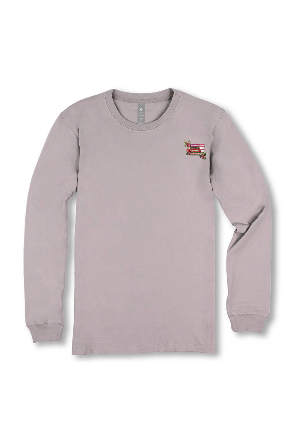 Simply Southern Plus Size Womens One More Chapter Long Sleeve T-shirt for Women in Driftwood