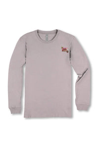 Simply Southern Plus Size Womens One More Chapter Long Sleeve T-shirt for Women in Driftwood