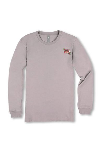 Simply Southern Plus Size One More Chapter Long Sleeve T-shirt for Women in Driftwood