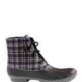 Simply Southern Shoes Booties for Women in Plaid Black