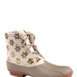 Womens Simply Southern Booties for Women in White Flower