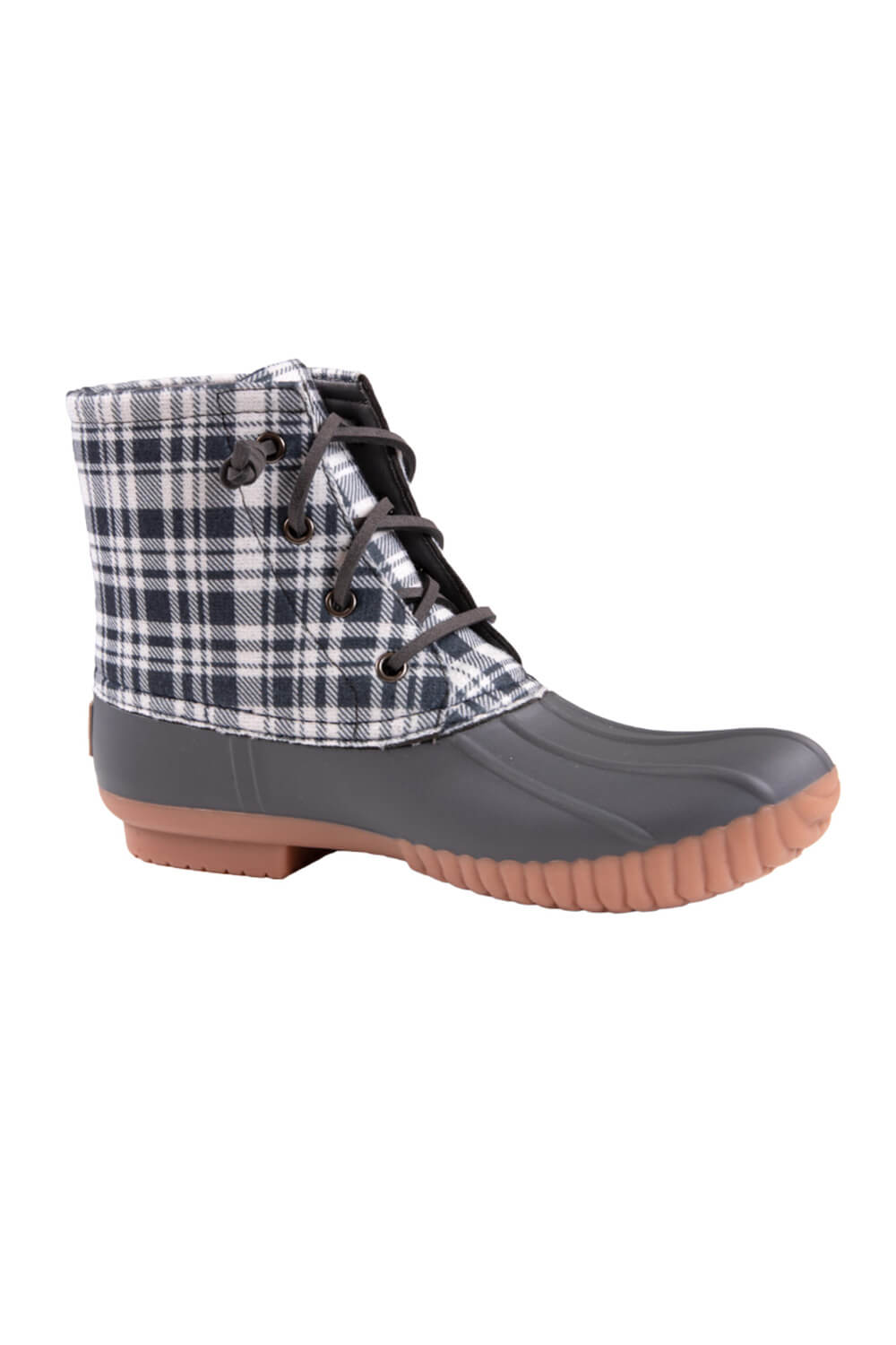 Grey plaid hotsell booties
