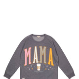 Simply Southern Plus Size Mama Crewneck for Women in Grey