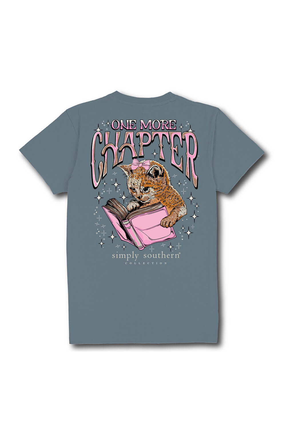 Womens Simply Southern Plus Size Chapter T-Shirt for Women in Blue