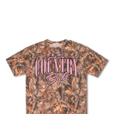 Simply Southern Plus Size Camo Country Babe T-Shirt for Women in Brown