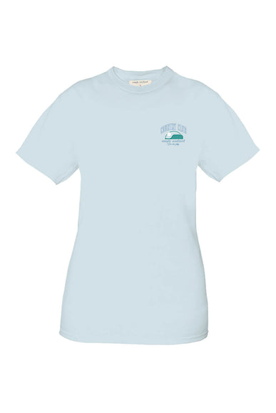 Womens Simply Southern Plus Size Club T-Shirt for Women in Blue