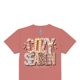 Simply Southern Plus Size Cozy Season T-shirt for Women in Maple