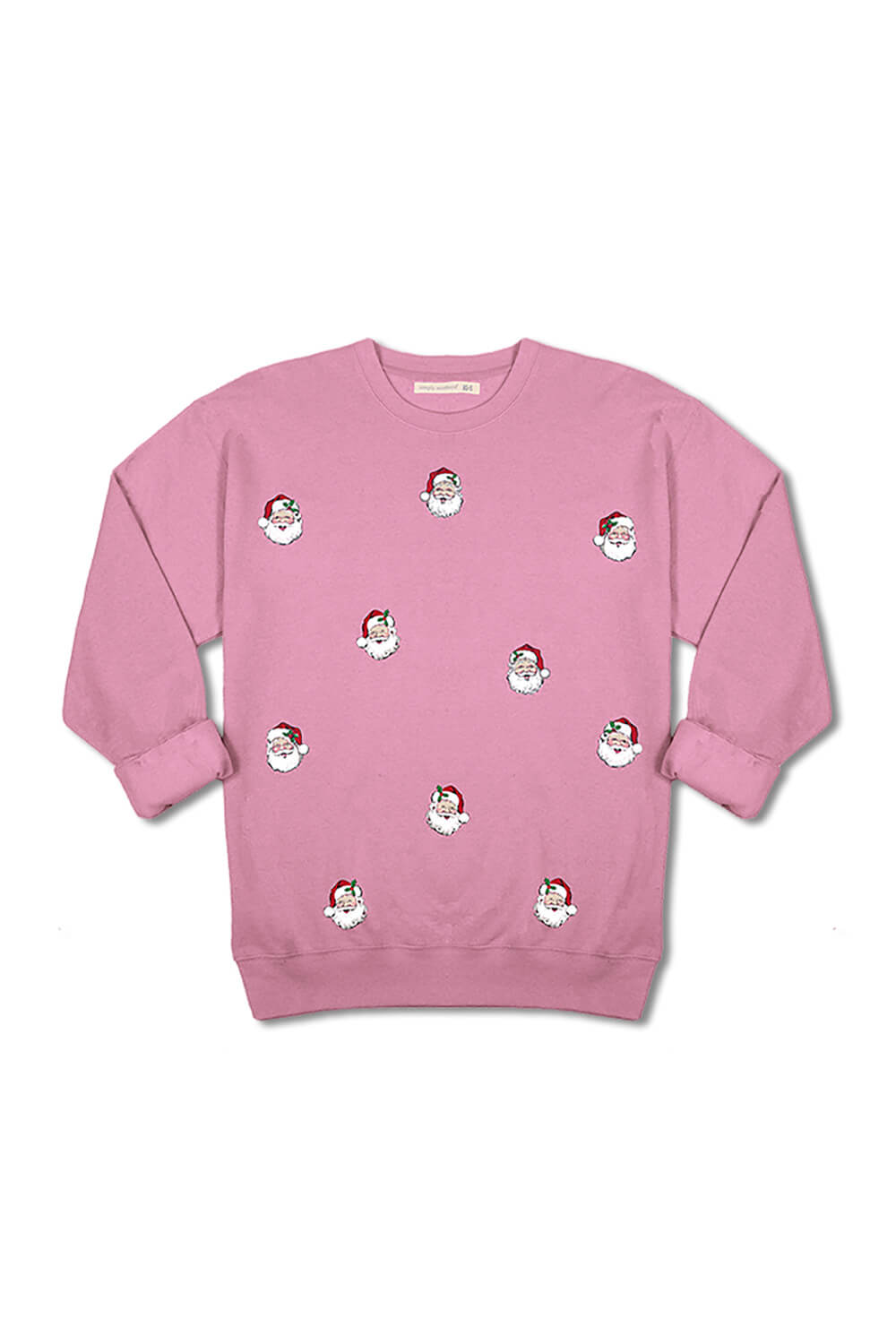 Simply Southern Santa Crewneck for Women in Pink