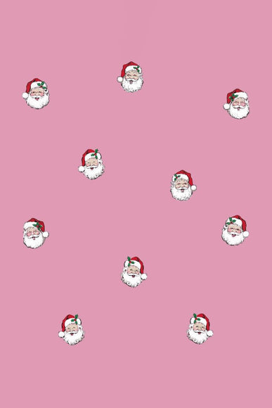 Simply Southern Youth Santa Crewneck for Girls in Pink