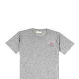 Simply Southern Plus Size Camo Deer Circle T-Shirt for Women in Heather Grey