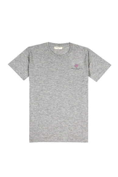 Simply Southern Plus Size Camo Deer Circle T-Shirt for Women in Heather Grey