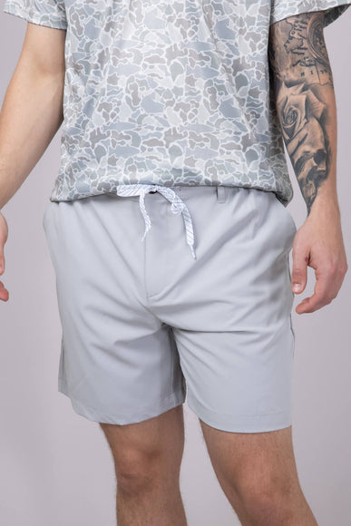 Simply Southern 6.5” Dock Shorts for Men in Grey