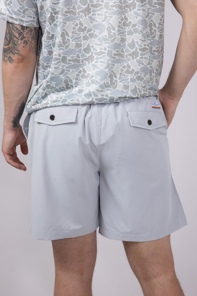 Simply Southern 6.5” Dock Shorts for Men in Grey