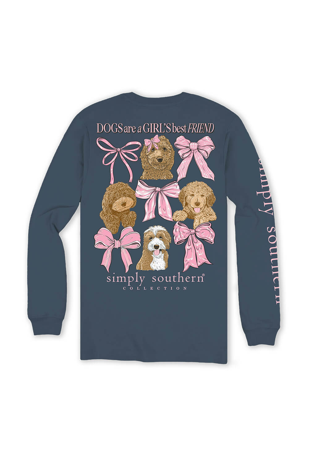 Simply Southern Long Sleeve Dogs Are Girl’s Best Friend for Women in M