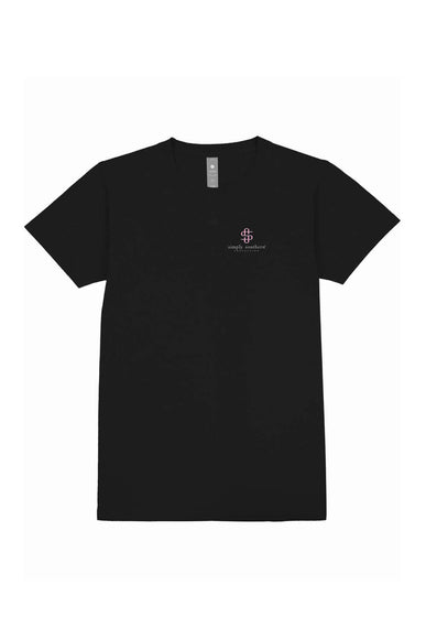 Simply Southern Womens Plus Size Drama T-shirt for Women in Black