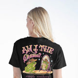 Simply Southern Womens Drama T-shirt for Women in Black