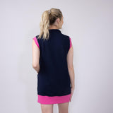 Womens Simply Southern Quarter Zip Lounger Dress for Women in Royal Blue