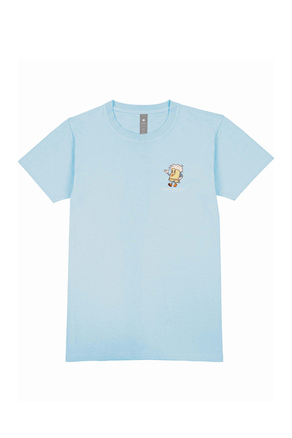 Simply Southern Mens Shirt Beer T-Shirt for Men in Ice