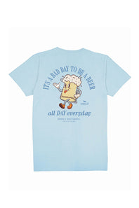 Simply Southern Mens Shirt Beer T-Shirt for Men in Ice