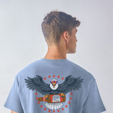 Men's Simply Southern Shirts USA Eagle T-Shirt for Men in Blue