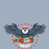 Simply Southern USA Eagle T-Shirt for Men in Blue