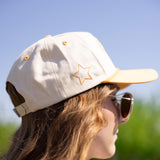 Simply Southern Embroidered Good Energy Hat for Women in Yellow