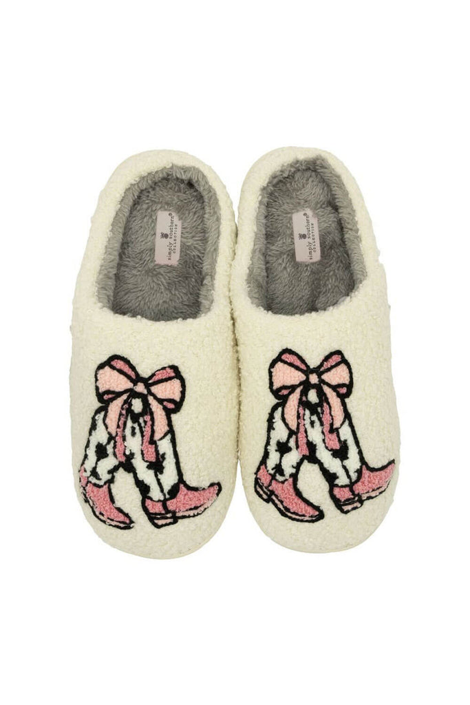 【蘇鎮】felim GIANNA FUR SLIPPER IVR Simply Southern Fuzzy Boot Slippers for Women in Cream | PP
