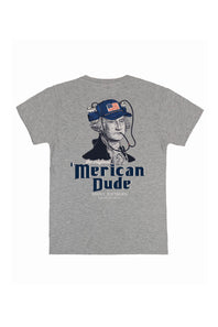 Simply Southern Men's Shirts USA George T-Shirt for Men in Grey