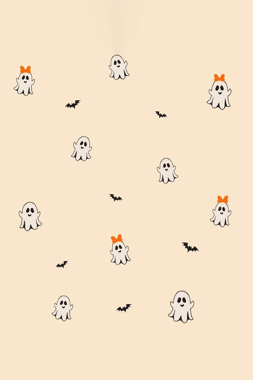 Womens Simply Southern Ghost and Bats Crewneck for Women in Sand