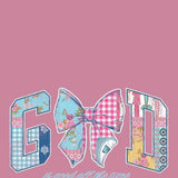 Simply Southern God Crewneck for Women in Pink