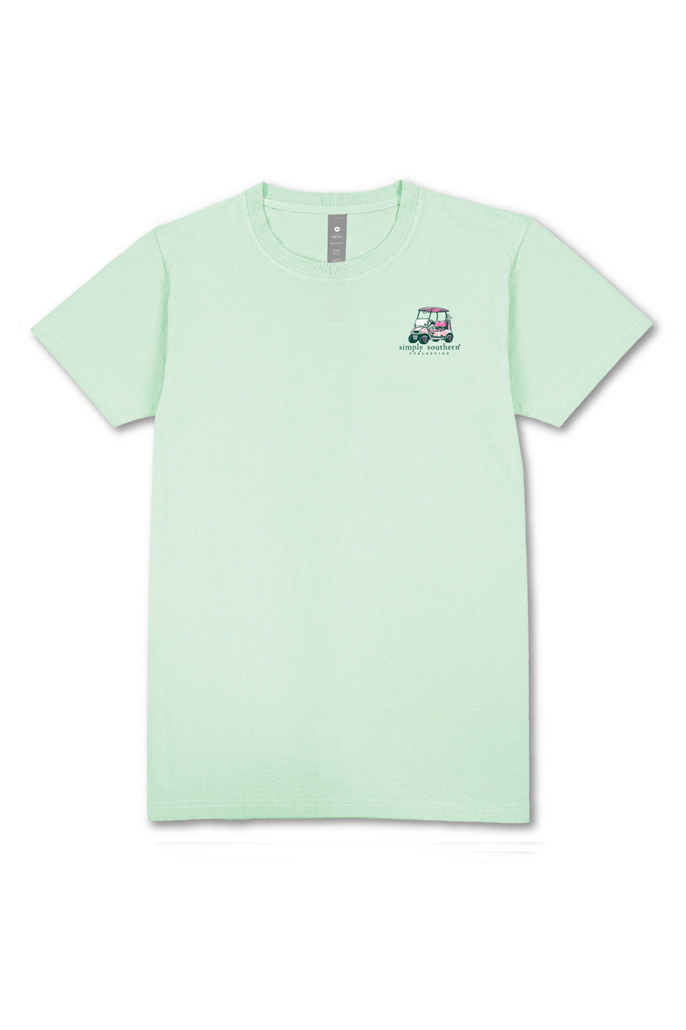 Simply Southern Plus Size Golf Country T-Shirt for Women in Mint