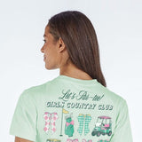 Simply Southern Golf Country T-Shirt for Women in Mint