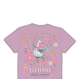Simply Southern Plus Size Goose T-Shirt for Women in Purple