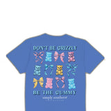 Simply Southern Youth Be The Gummy T-Shirt for Girls in Blue