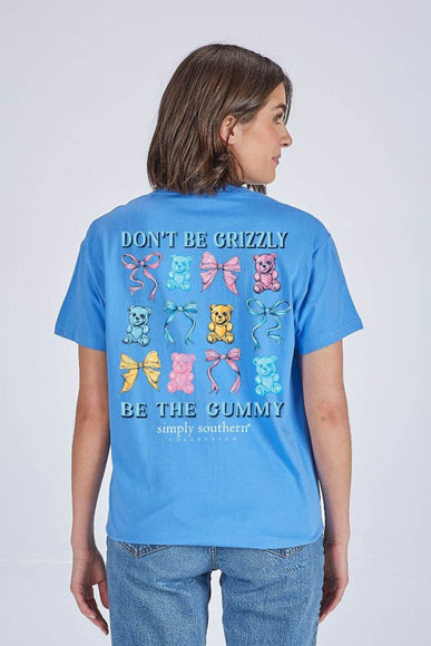 Simply Southern Be The Gummy T-Shirt for Women in Blue