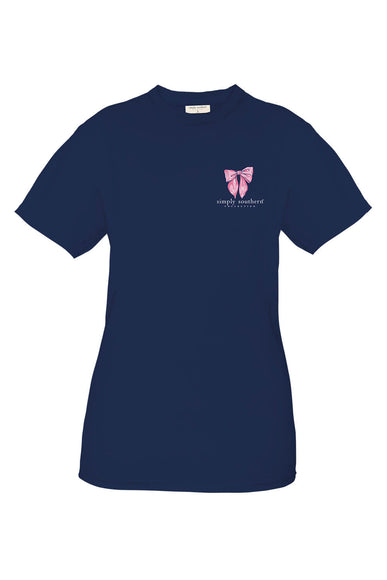 Simply Southern Plus Size Pursuit of Preppiness T-Shirt for Women in Navy