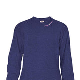 Simply Southern Long Sleeve Happiness Bloom T-Shirt for Women in Denim Heather