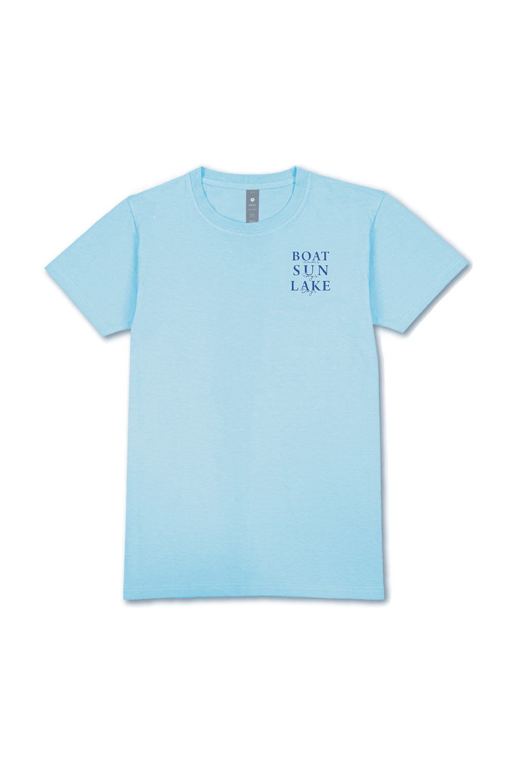 Womens Simply Southern Shirts Lake Days T-Shirt for Women in Sky Blue