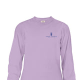 Simply Southern Youth Long Sleeve Be A Light T-Shirt for Girls in Lilac