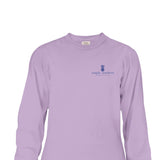 Simply Southern Plus Size Long Sleeve Be A Light T-Shirt for Women in Lilac