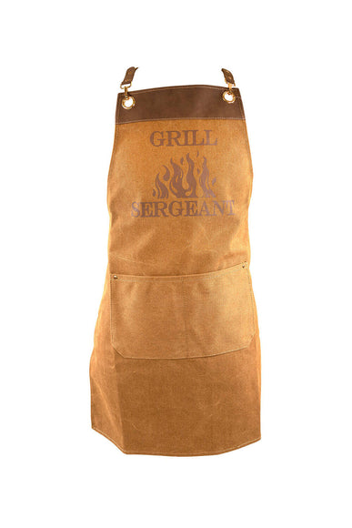 Mens Simply Southern Grill Sergeant Leather Accent Apron